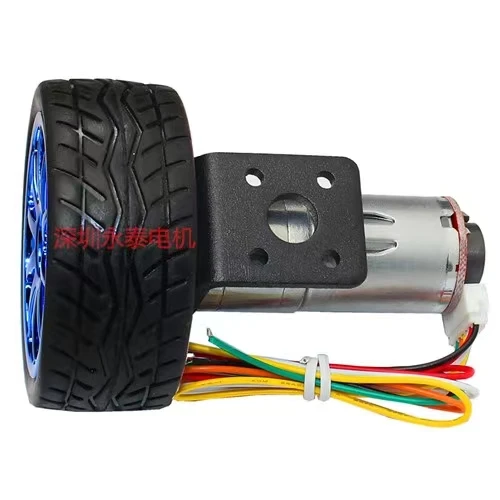 

25-371 miniature DC speed reducer motor 12V24V encoder speed motor pony car tire set