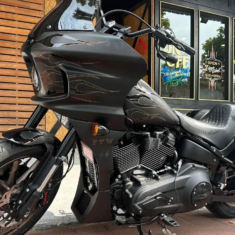 NEW Style 2025+ FOR Softail Low Rider ST & FXLRST Motorcycle Accessories High Quality Black Fairing Spoiler Cover