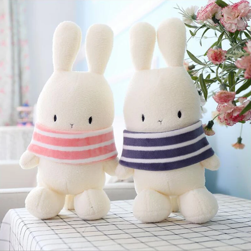 Kawaii Rabbit Plush Bunny Stuffed &Plush Animal Baby Toy Dolls Baby Plushie Toys Rabbit Pillow Christmas Birthday Gifts For Kids