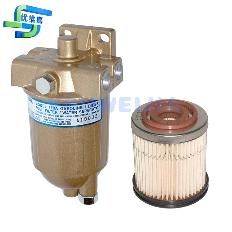 

110A Fuel Filter/Water Separator Assembly with R11T Filter Element for RACOR