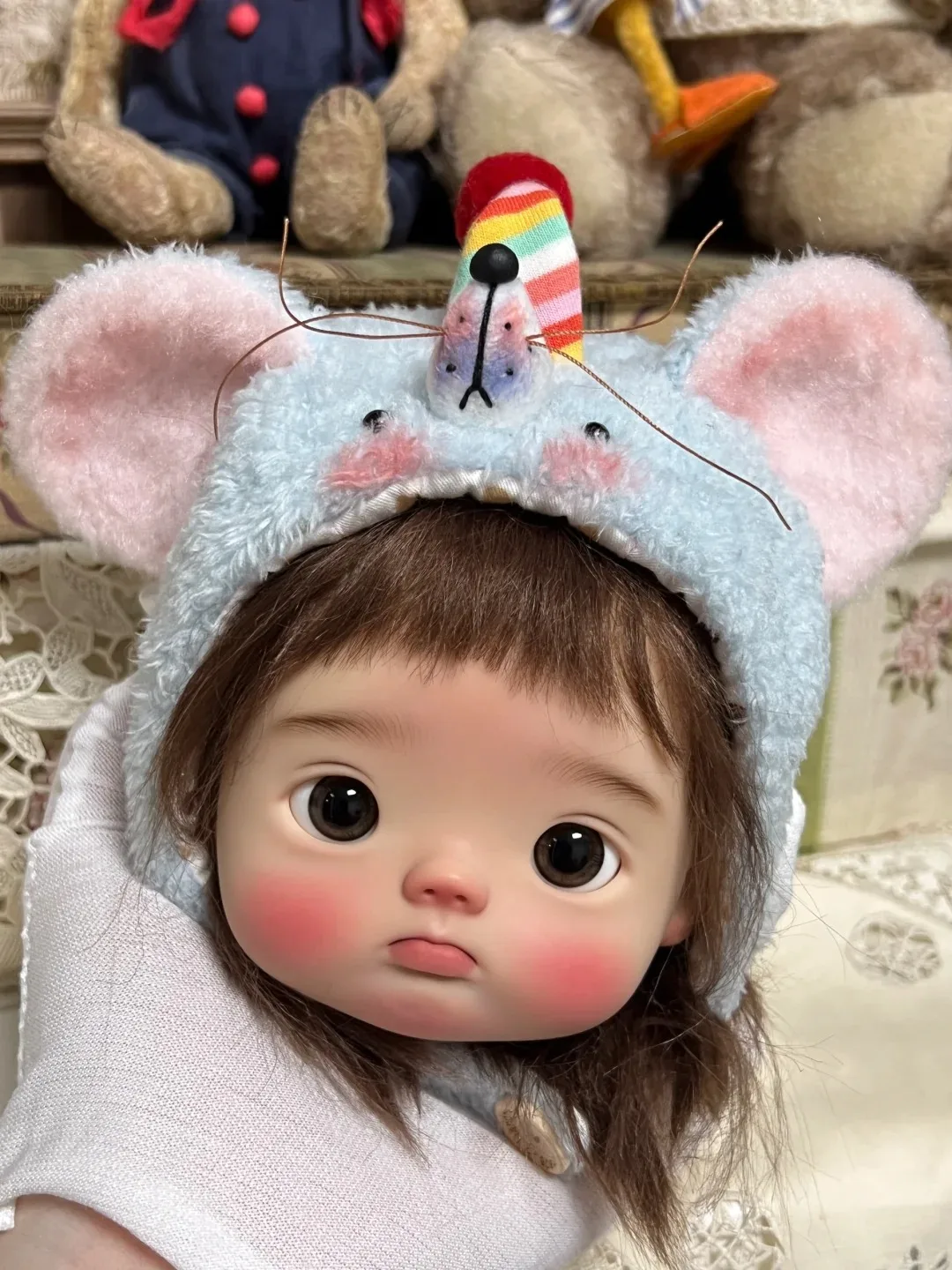 

Новая кукла BJD 1/6, макияж, голова Dianmei на продажу, одна голова Bailu, милая девушка и мальчик, высокое качество, просто голова