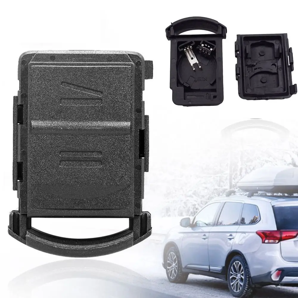 2 Buttons Remote Key Case with Battery Holder Black Car Key Shell for Vauxhall Opel Corsa C Meriva Combo Tigra
