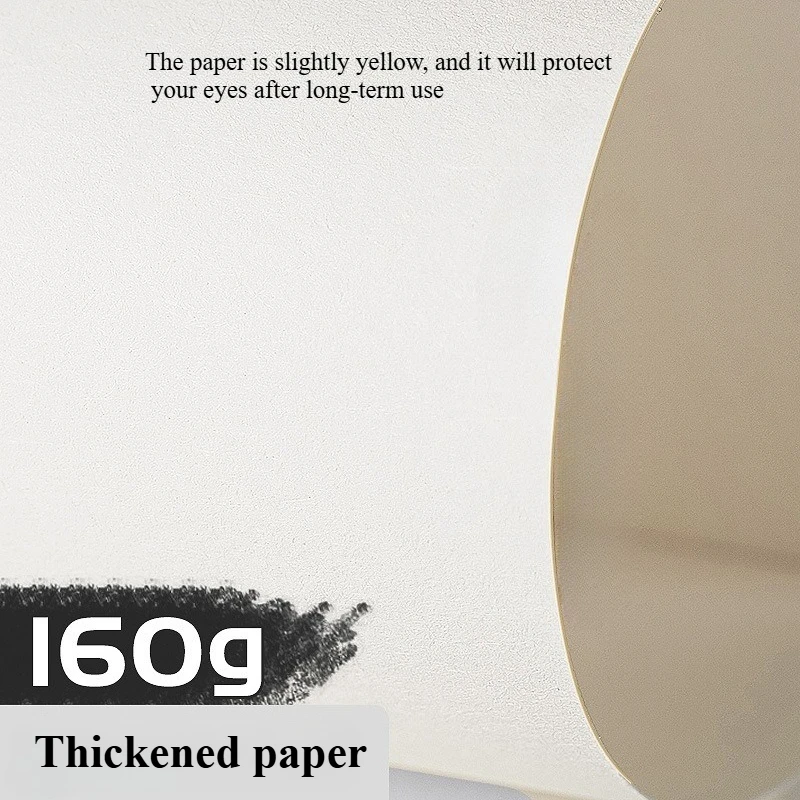 32K/16K Sketchbook 30 Pages Thickened Paper Not Easy To Penetrate Ink for Sketching Painting Graffiti Suitable Beginner Artists