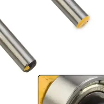4pcs 6mm Shank Round Over Router Bit Set Carbide Tipped Bead Edge Forming Cutter For Woodworking Plywood Hardwood Softwood Tool