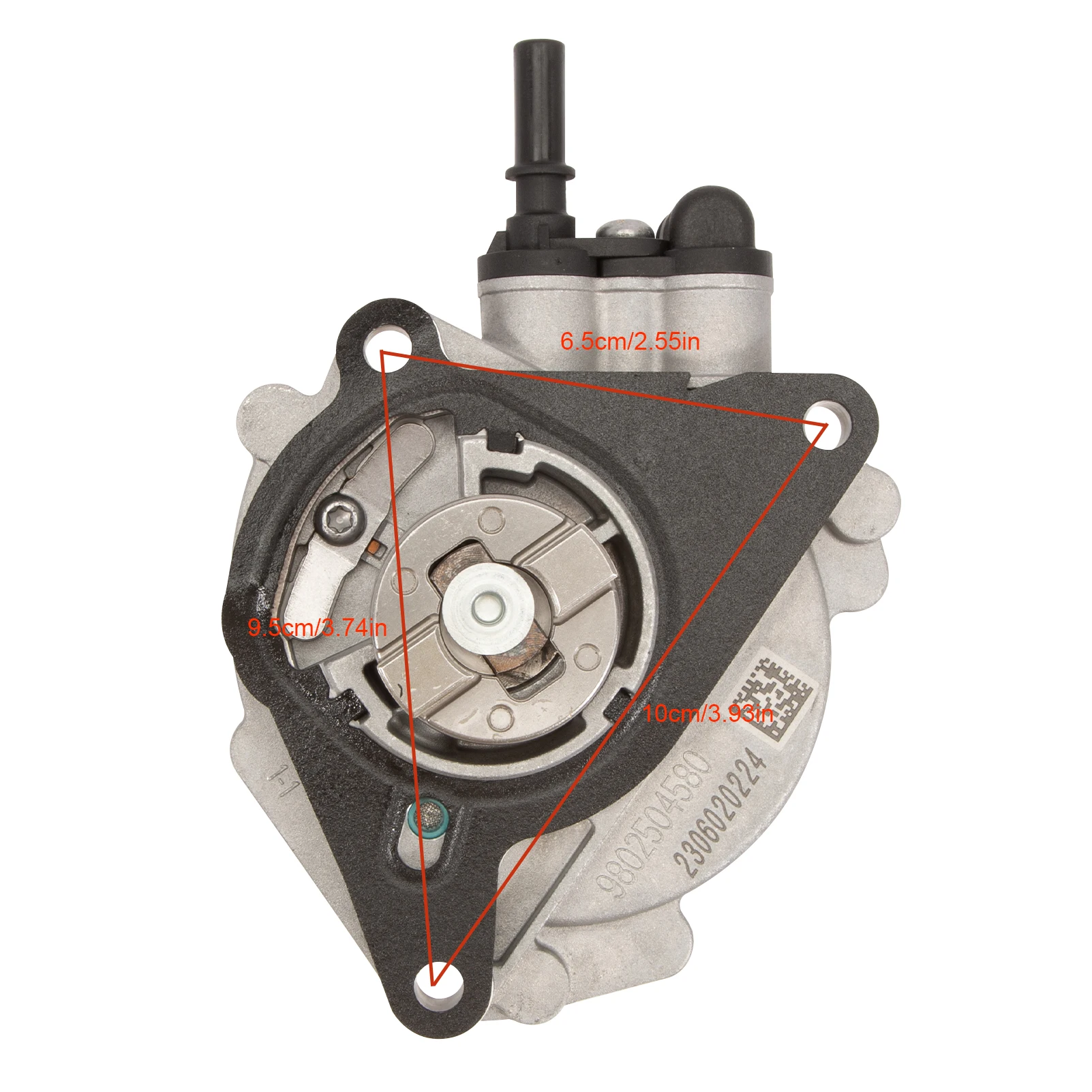 Brake Vacuum Pump with Gasket 9827166480 Compatible with Peu-ge0t Cit-r0en C3 C4 1.2 THP Petrol