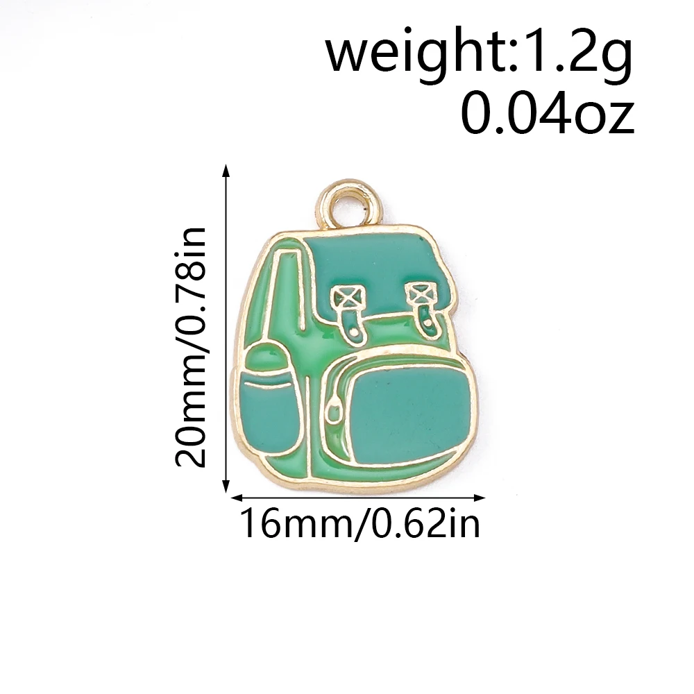 Leslie 10 stücke Neue Outdoor Camping Serie Kamera Taschenlampe Rucksack Stuhl Zelt Charms Anhänger Für DIY Schmuck Zubehör – Detail 13