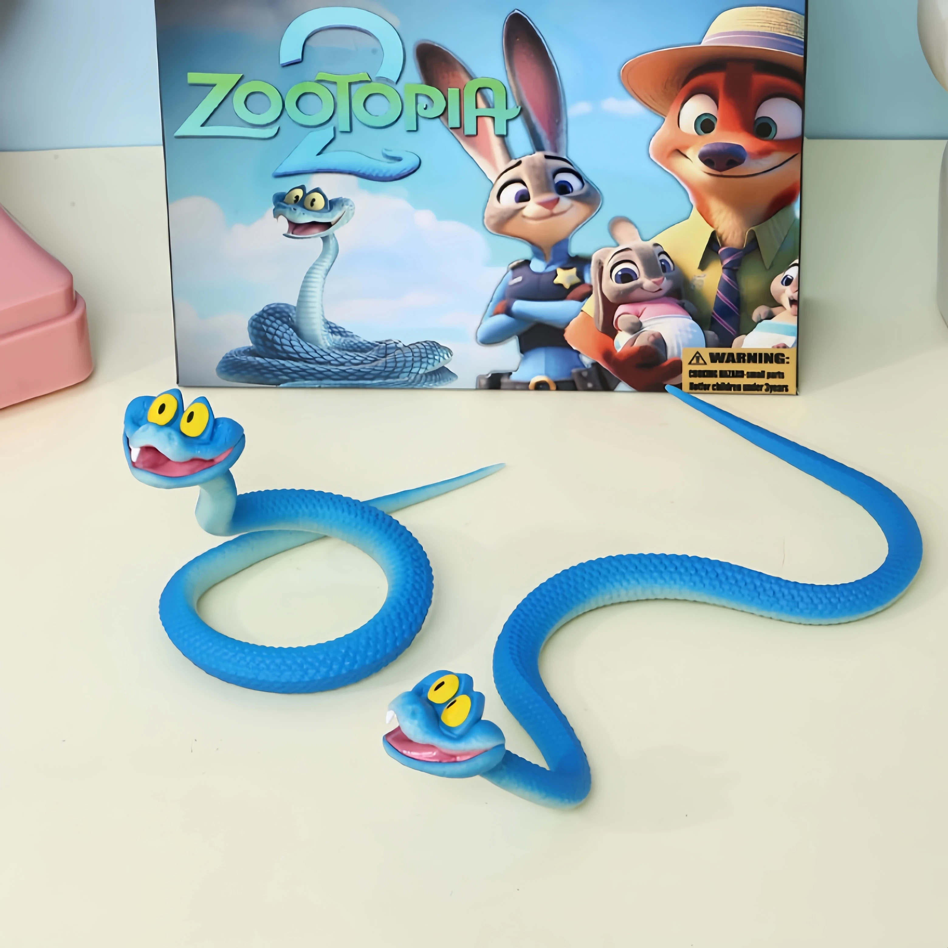 Zootopia2 Gary De Snake Figura animata mobile da collezione Modello di cartone animato Bambola Personaggio squisito Giocattolo Ornamento per i fan