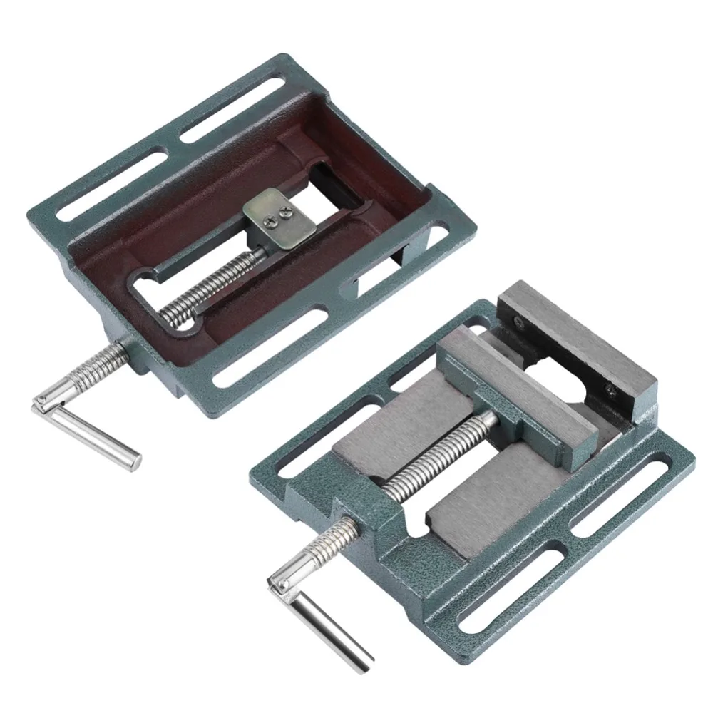 6 Inch Opening Size Drill Press Vice Industrial Grade Clamp Design Machine Vise Heavy Duty Cast Iron Press Vise Clamp