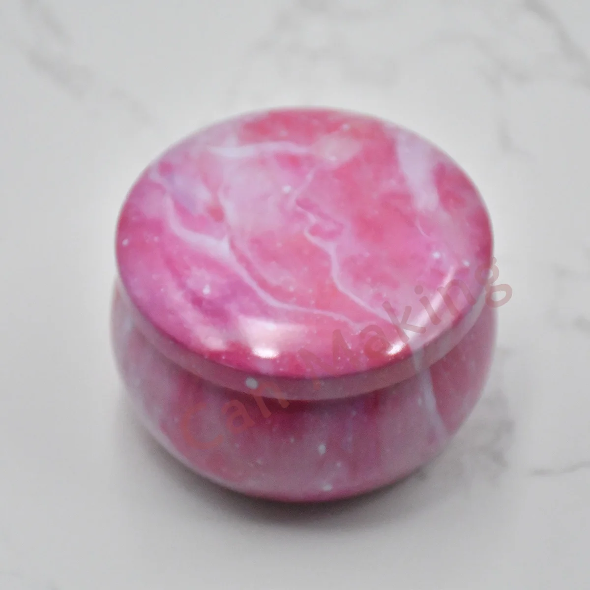 12pc Pink Empty Containers 2.2oz/4oz Candle Tin Jar With Lids, Perfect For Diy Candles, Jewelry & Gifts Storage