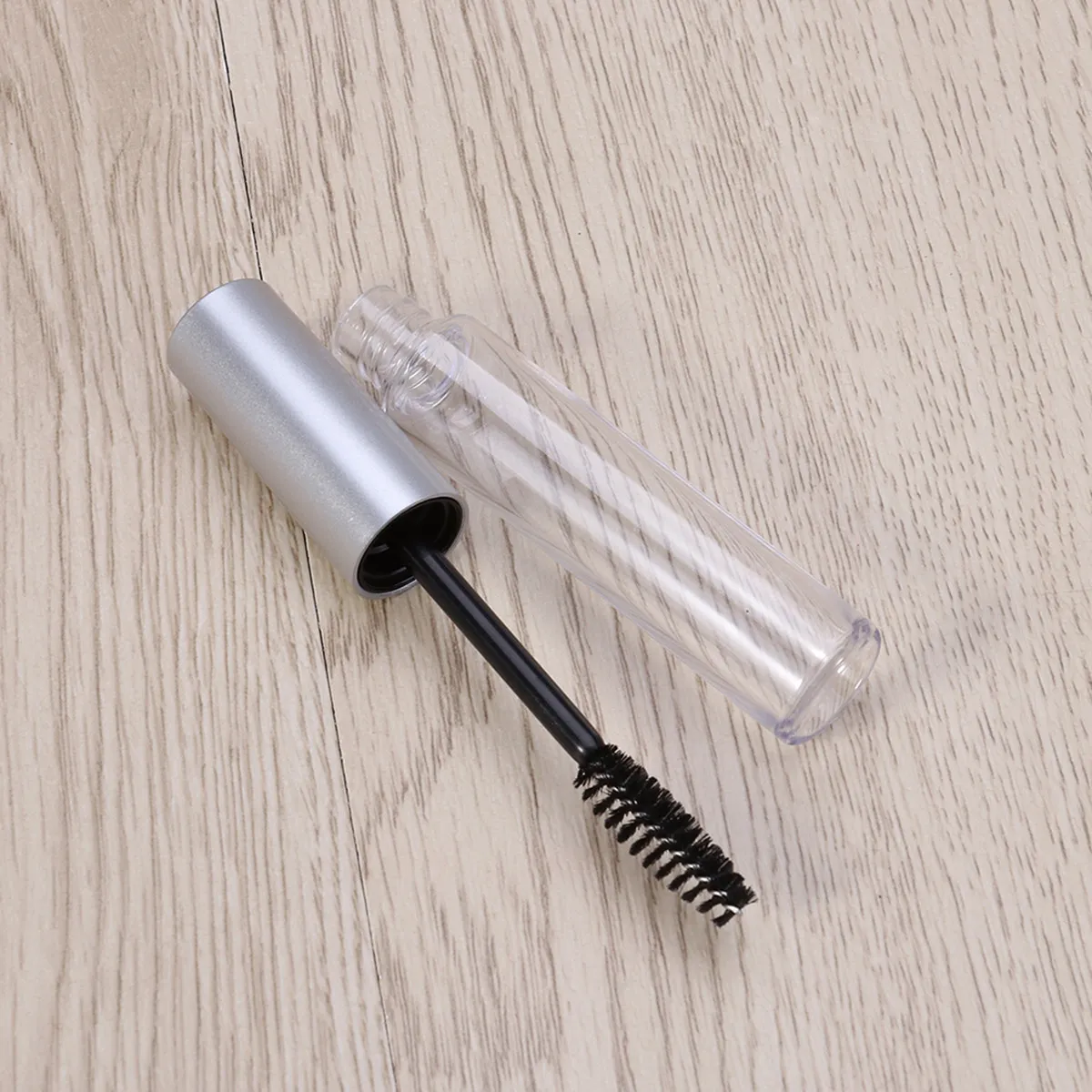 5Pcs 10Ml Empty Mascara Tube Container Clear Body for Check Portable Travel Size Eyelash Cream Bottle DIY Refill Tube