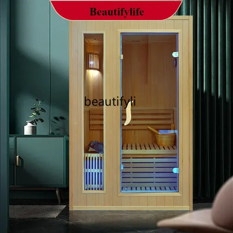 

FY6 Sauna Room Wet Steam Sweat Steaming Room Sauna Stove Volcanic Rock Splashing Water Steam Fumigation Sweating Bath Tank