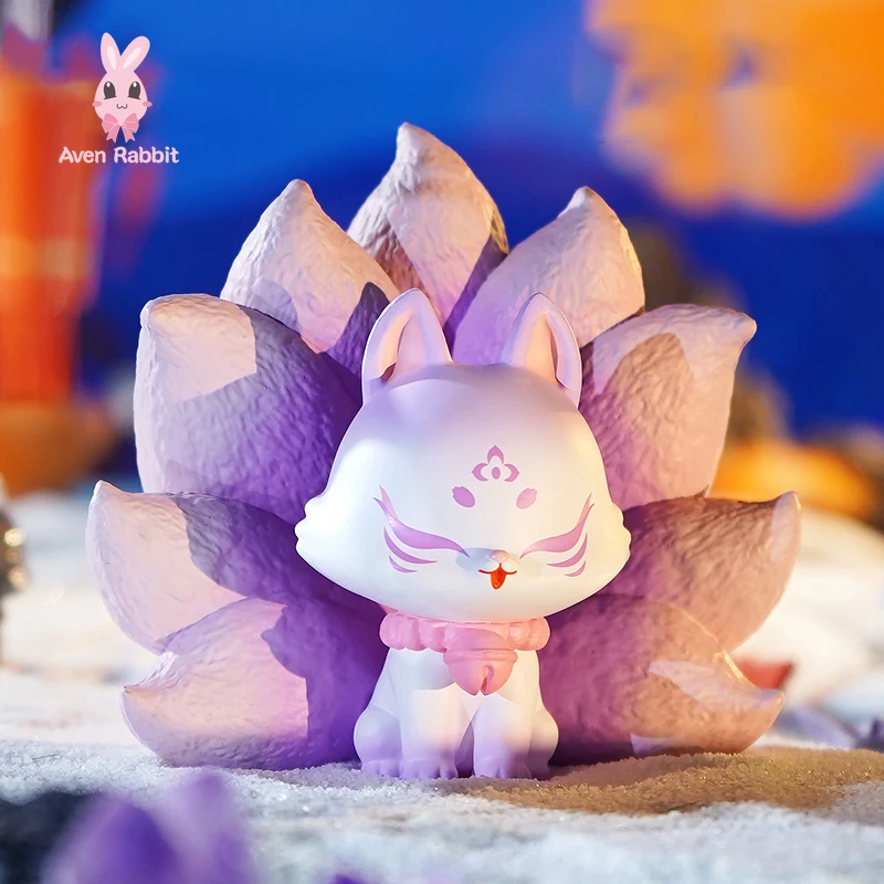 Ancient Nine Fox Fairy Series 2 Blind Box Toys Mystery Box Mistery Caja Misteriosa Caixa Figure Kawaii Model Girls Birthday Gift