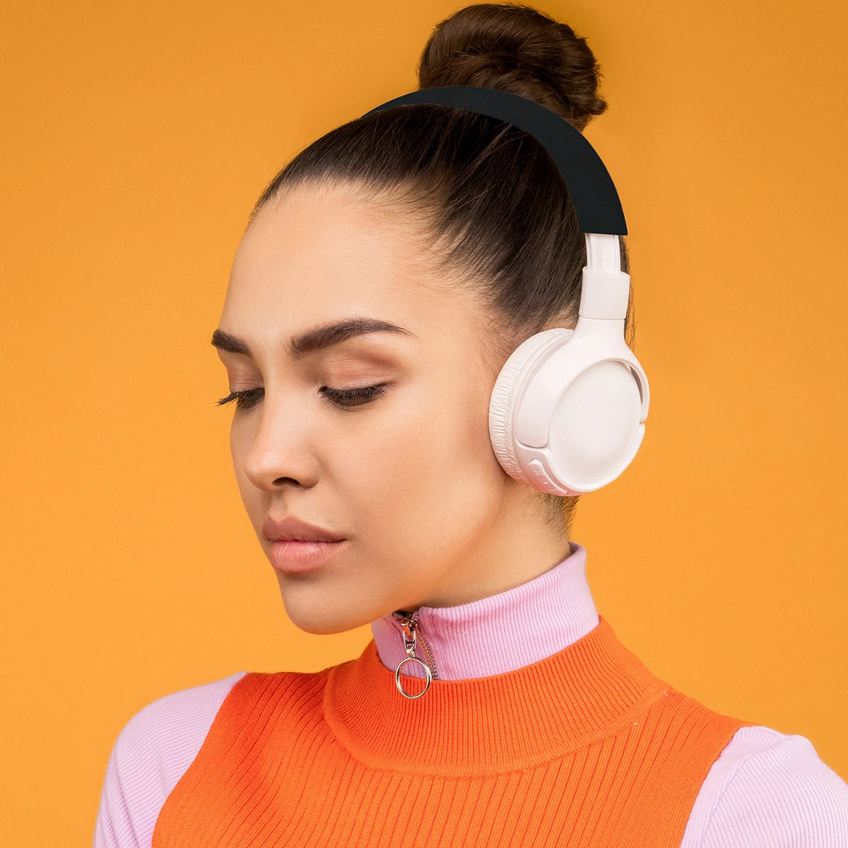 

Black Headphone Cushion Stand Pad for Dt770 Dt880 Dt990 Impact Resistant Good Touch Feelings Easy Install