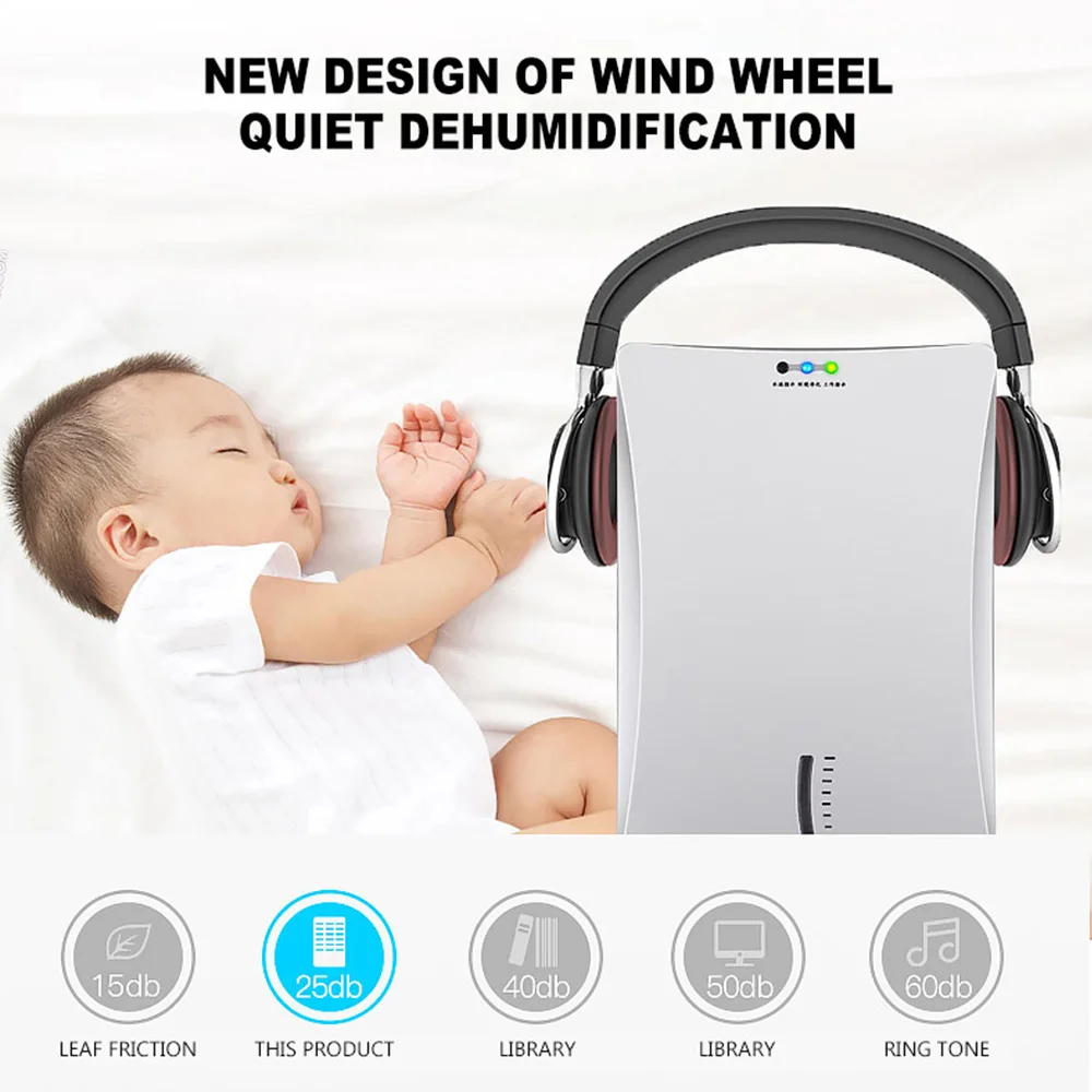Dehumidifier household mute dehumidifier basement dehumidifier moisture absorber dryer