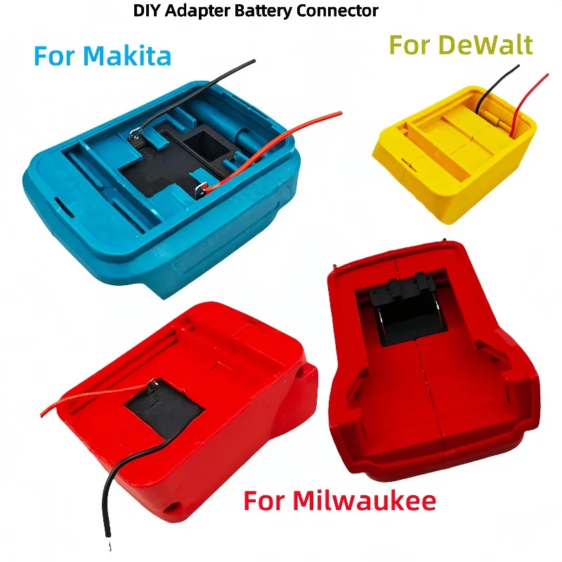 

1PCS for Makita/DeWalt/Milwaukee18-21V Li-ion Battery Holder Base Tool Portable DIYAdapter Battery Connector Charging Head Shell