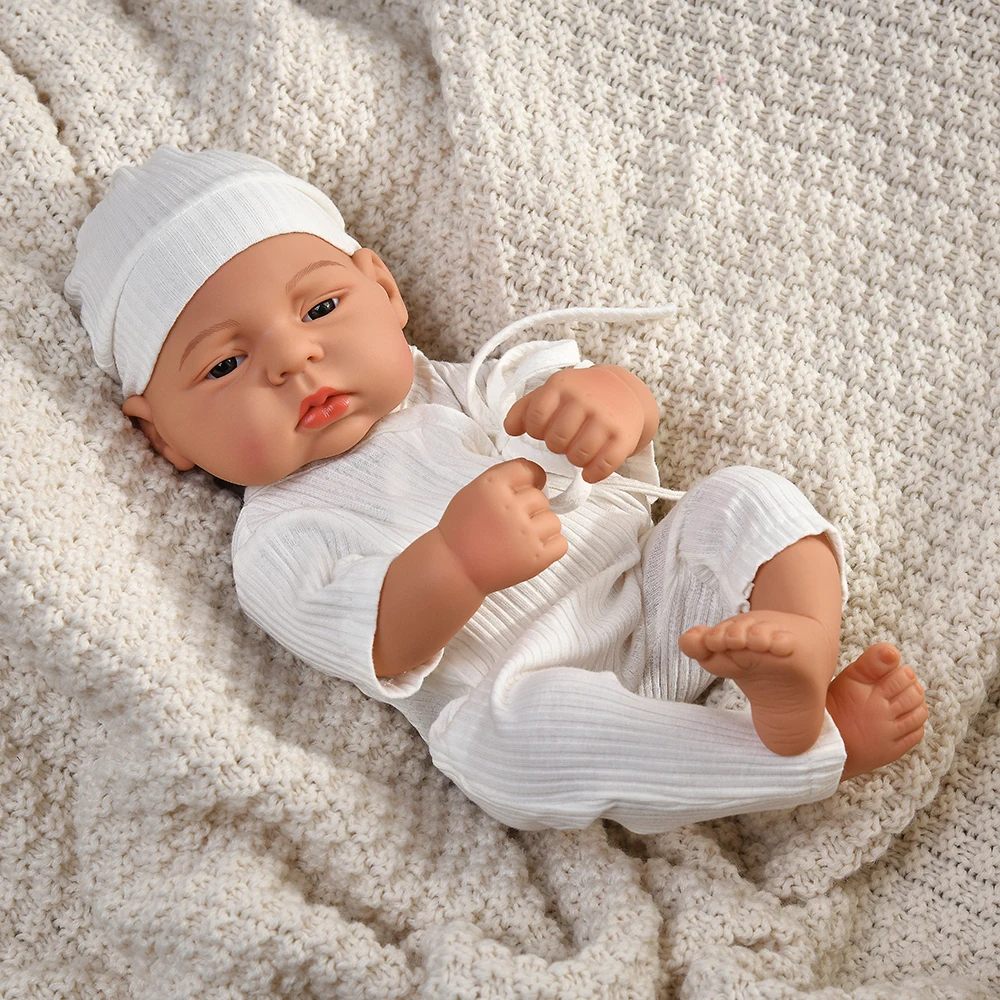 Puppenkleidung für 16 Zoll Reborn-Babypuppe, Niedlicher Babypuppen-Pullover, Jumpsuit, Kleidungszubehör für 40 cm Babypuppe, Geschenke für Mädchen – Detail 20