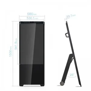Outdoor Portable Movable 43inch Battery Lcd Advertising Playing Equipment Digital Signage and Smart Display