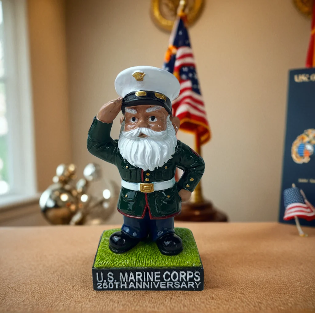 Funny Army 250th Anniversary Gnome Statue,Outdoor Garden Decoration with Military Style,Great for Military Lovers Indoor Outdoor
