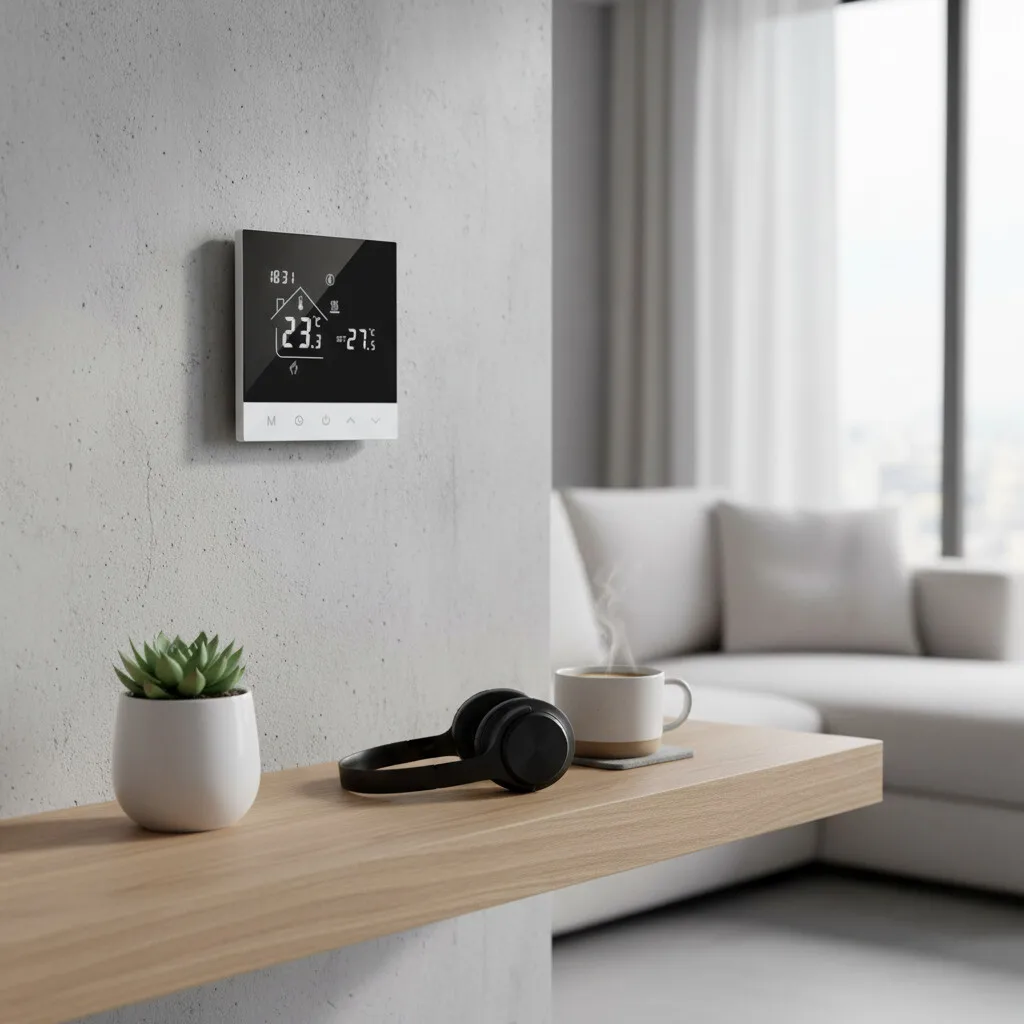 

Tuyas Wi-Fi умный термостат ЖК-дисплей сенсорный экран электрический подогрев пола водяной/газовый котел термостат работает с Alexas Alice