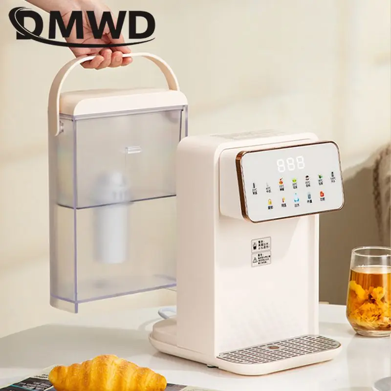 غلاية كهربائية منزلية ساخنة وعادية الاستخدام المزدوج سخان مياه سطح المكتب موزع مياه صانع الشاي نافورة مشروبات مكتب دفئا