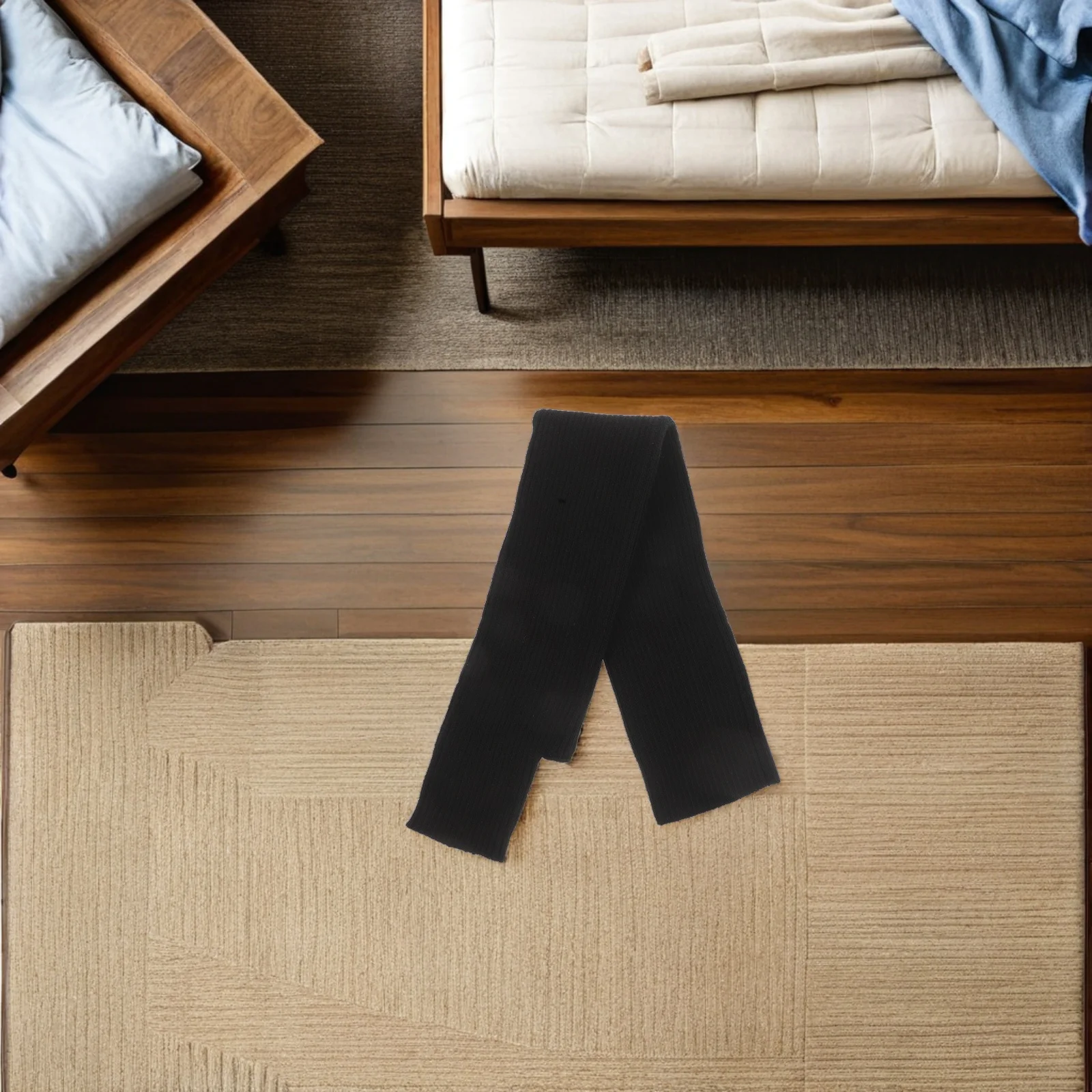 1 paire de chauffe-bras en laine, gants longs sans doigts, chauffe-poignet en tricot, trou pour le pouce, manches de bras souples pour femmes, automne hiver, temps froid