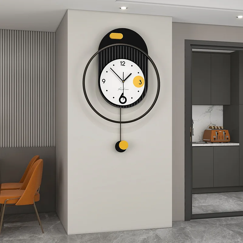 New Clock Wall Hanging Home Creative Decoration Living Room Entrance Wall Hanging Clock Simple Modern Art Watch Wall Clocks