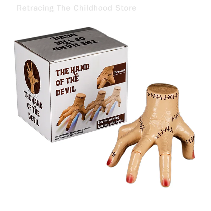 1Pc Fake Ghost Hand Halloween Speelgoed Met Muziek Licht Addams Thing Cosplay Hand Enge Rekwisieten Halloween Home Decoraties Gift