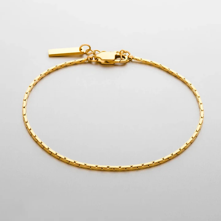 EMANCO Wire Chain Bracelet Fashion Trend New Personalized Men's White Gold Bracelet Non-Fading Color Wholesale Jewelry