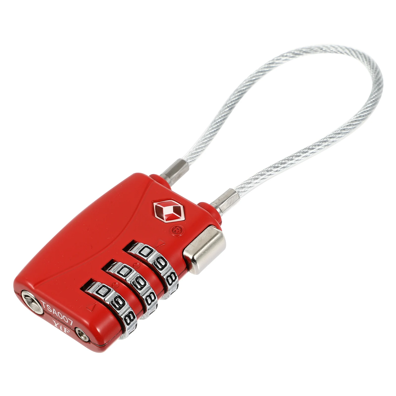 Luggage Password Combination Lock for Locker Padlock Essentials Red TSA Approved Locks