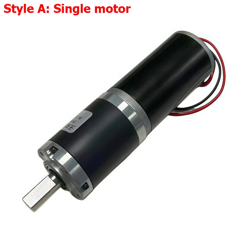 32-31ZY Planetary Reducer Motor 12V 24V Adjustable Speed Motor with Speed Controller, Power Cord and Adjustable Power Supply