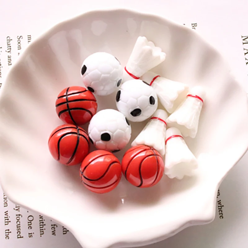 

【W】5pcs Miniature Football Football Basketball Badminton DIY Accessories