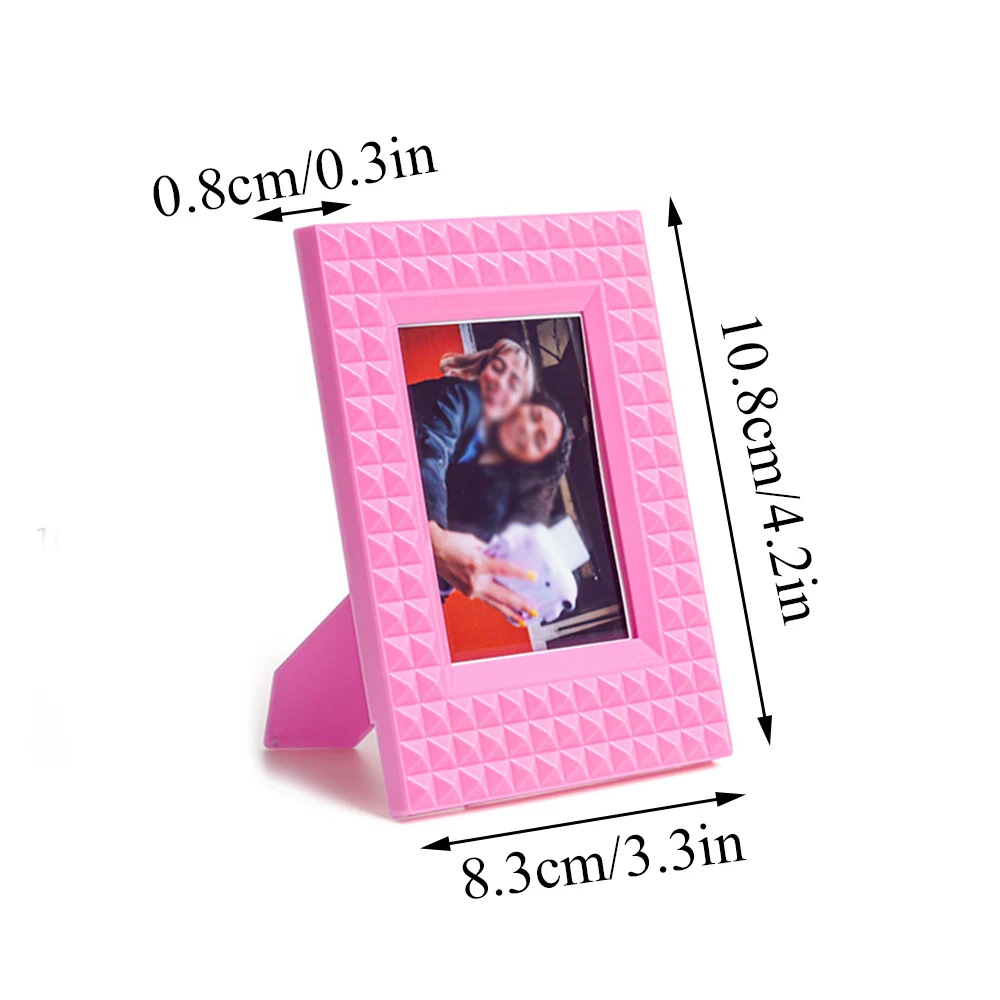 Easy To Use Polaroid Colorful Mini Picture Frame Vertical Classic Mini Photo Holder Ins Style Vertical Photo Frame Home Decor images - 6