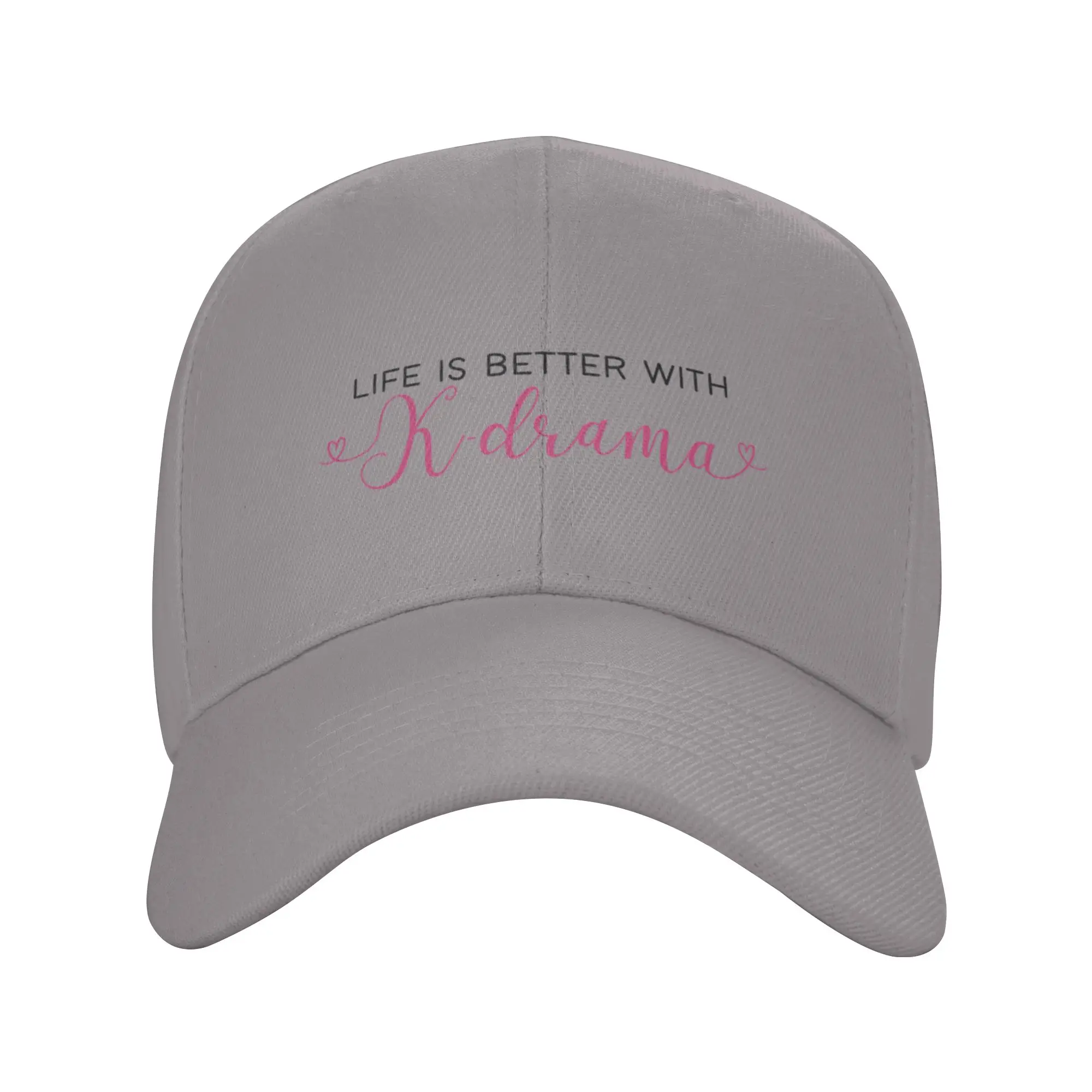 Hot Sale Life Is Better With K-drama Baseball Cap  Vacation Essential Man Hat  Yard Work Man Hat