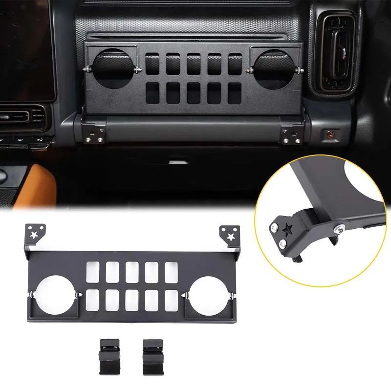 

For Haval Dargo/Big Dog 2024 + Aluminum alloy Car co-pilot multifunctional storage rack Interior modification accessories