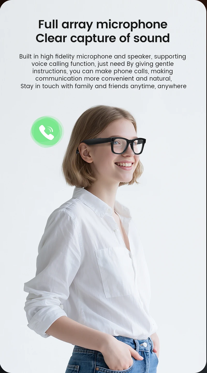 Xiaomi Occhiali touch elettrochromatici HD Foto Video Identificazione OpenAI Registrazione Chiamate Bluetooth Musica Occhiali multifunzione