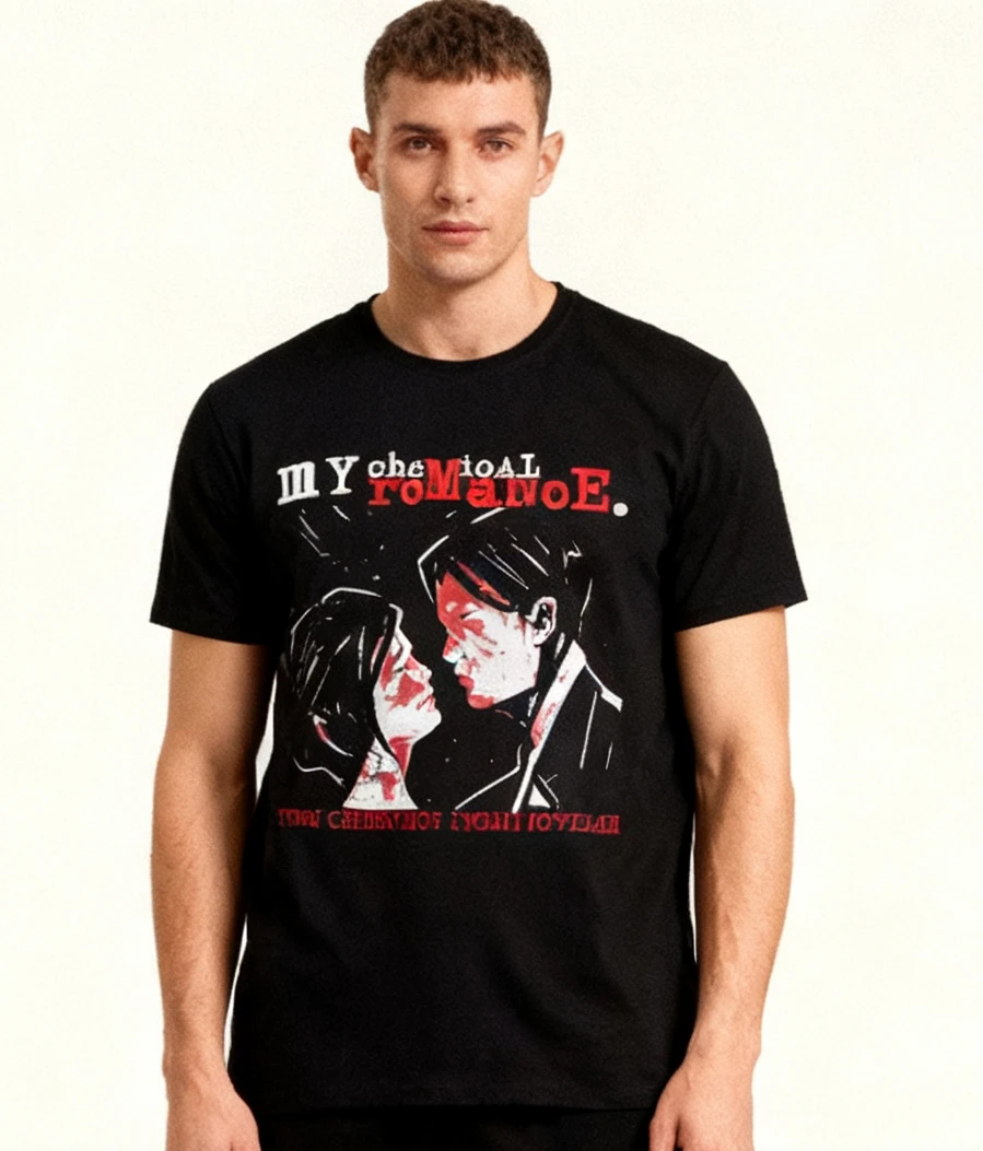 

New Arrival My Chemical Romance TShirt women Fashion T-shirt cool Hip Hop men Tshirt casiual Summer Vintage Anime unisex Top Tee