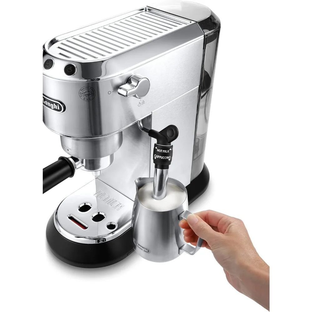 Imagem -03 - Dedica Automatic Espresso Machine Euro Deluxe Metálico 35 oz Ec685m