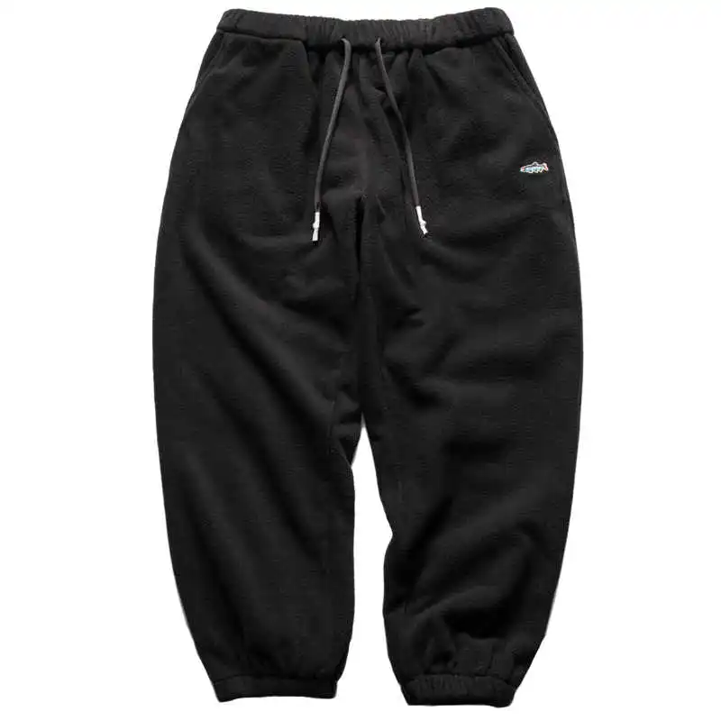 

Cityboy Loose Fleece Thickened Warm Sweatpants with Elastic Waistband and Drawstring Pant for Men