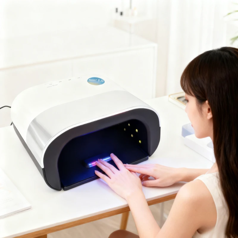 

48 Вт Умная УФ-светодиодная лампа для сушки ногтей 36 шт. светодиодов Гель-лак Интеллектуальный автоматический датчик Сушилки для ногтей на одной руке Быстросохнущее оборудование для ногтей