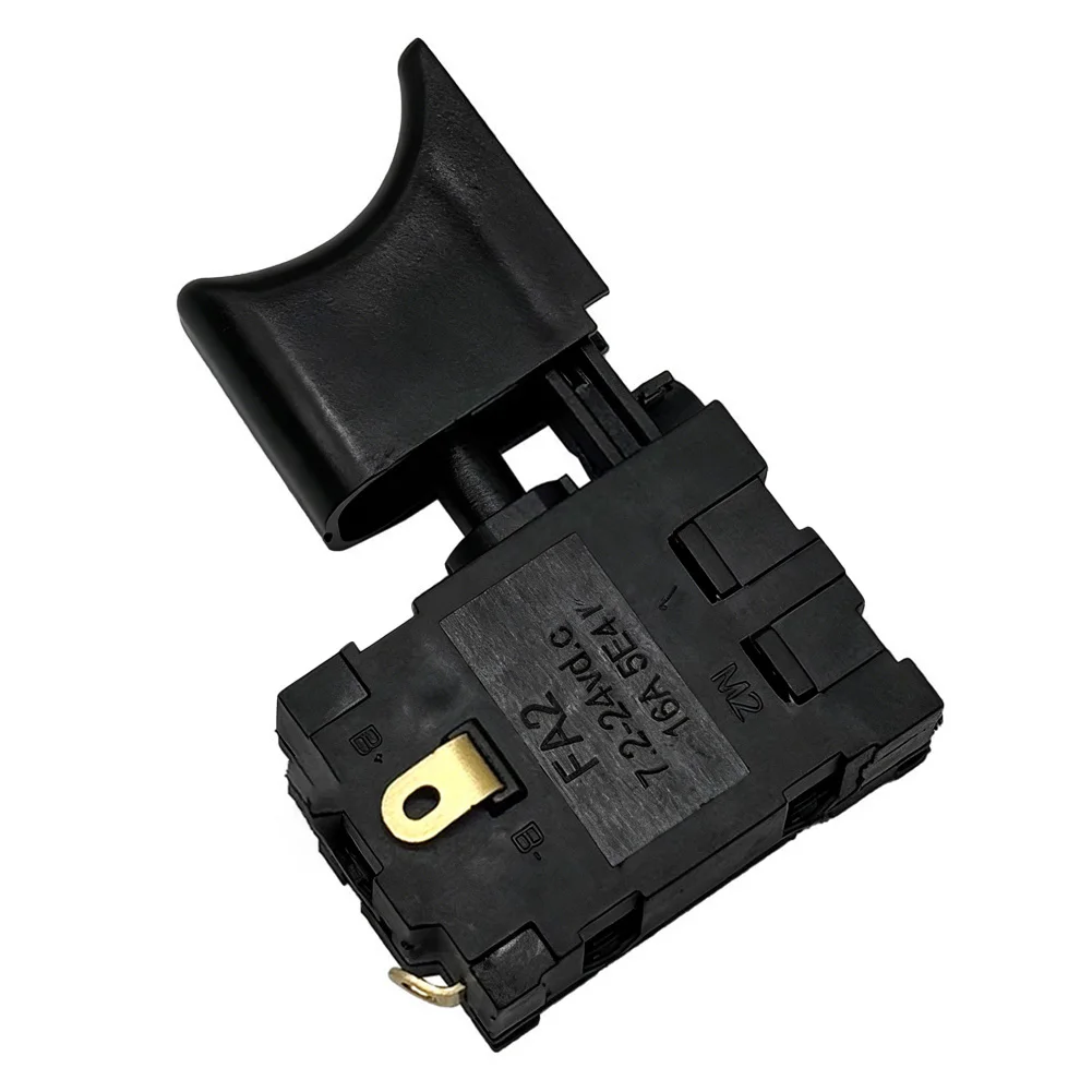 1PCS 16A 5E4 Lithium Battery Electric Drill Dustproof Speed Control Push Button Trigger Blower Trigger Switch Replacement