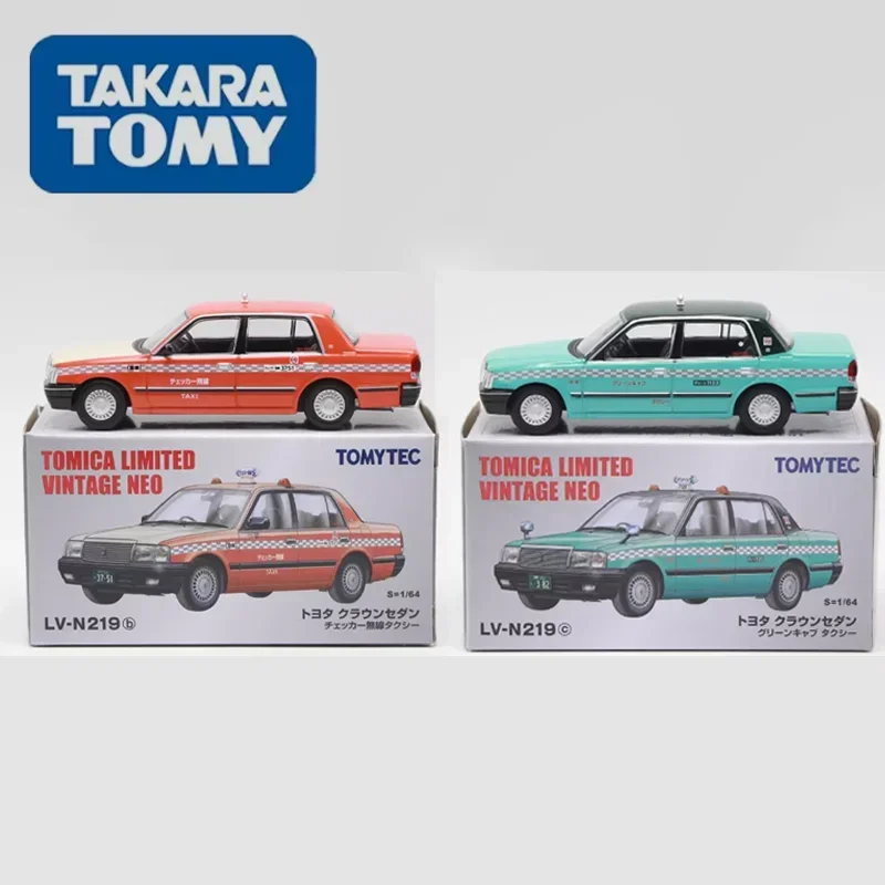 TAKARA TOMY TOMYTEC Tomica 1/64 TLV-N219b TLV-N219c TOYOTA CROWN COMFORT Taxi Alloy Toy Motor Diecast Metal Model Gifts