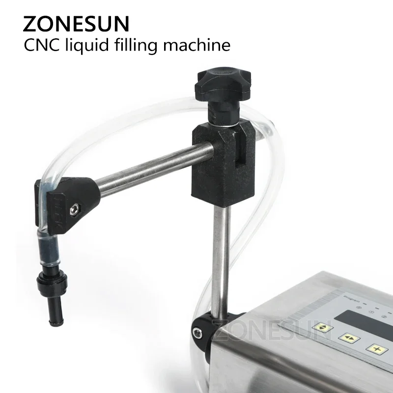 ZONESUN Electrical Filler Automatic Bottle Liquid Filling Machine Bottling Equipment Water Diaphragm Pump 5-3500ml Stainless