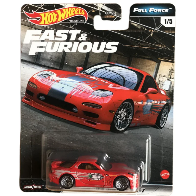 Hot Wheels Fast Furious 2019Mile Muscle Full Force Motor City Muscle Dodge Ford Jeep Mazda Nissan Silvia Toy Car Diecast Model