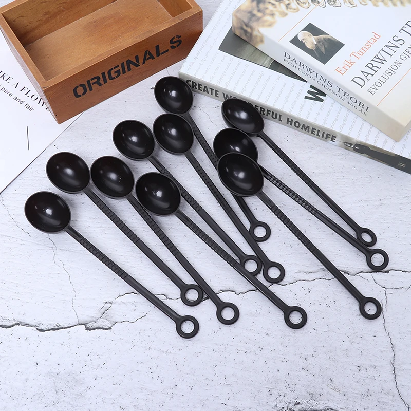 ^10pcs 10g Measuring Spoon Teaspoon Coffee Sugar Scoop Cake Baking Coffee Milk