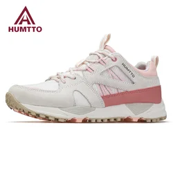 Humtto Trail Running Schuhe Polsterung Luxus Designer Schuhe für Frauen atmungsaktive schwarze lässige Damen Sneakers Sporttrainer