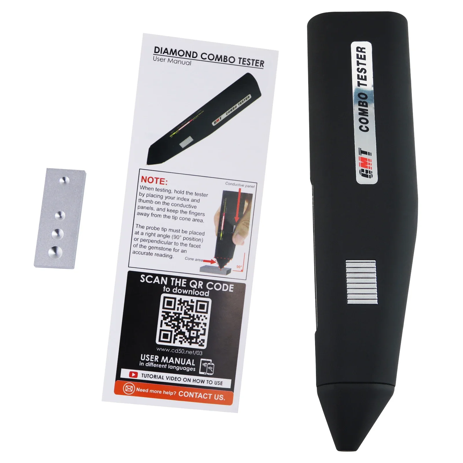 المهنية كومبو تستر الماس مويسانيتي الأحجار الكريمة عالية الدقة تستر 2pt أداة تحديد المجوهرات (OEM)