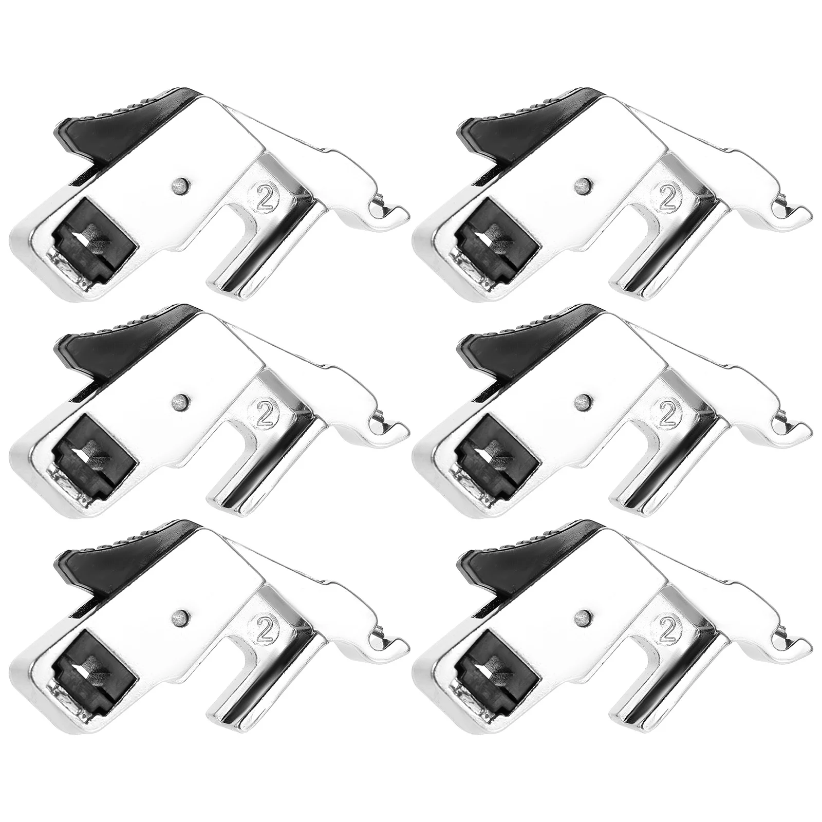 6Pcs Sewing Machine Presser Foot Adapter Strong Simple Design Easy Install Universal Use for Quilting and Patchwork