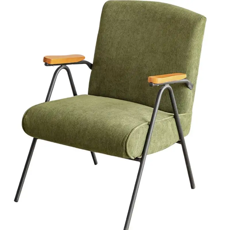 Sedia con schienale di supporto lombare fantasia Design comodo e moderno Chaise Lounge Sedie relax Soggiorno Nordic Casa Arredo Mobili per la casa