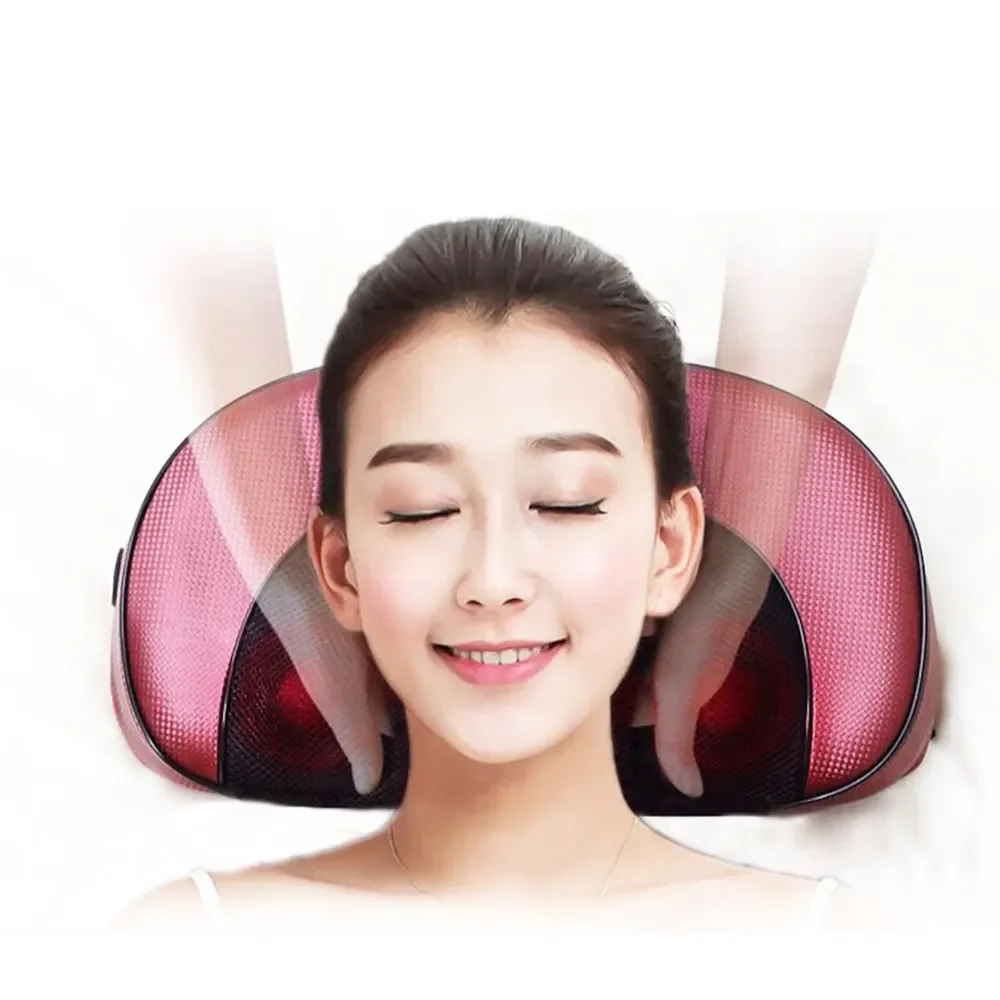 Massage Pillow Electric Neck Massager Multifunctional Shoulder Infrared Heating Magnetic Therapy Massage Relaxation Massager