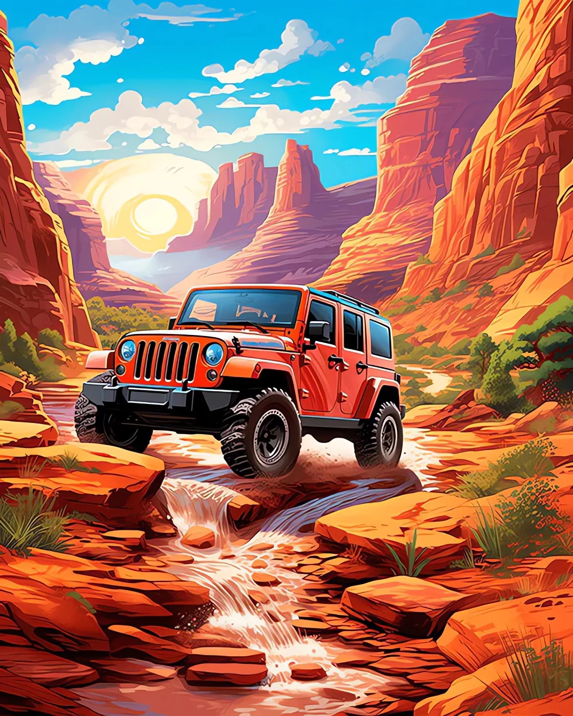 

Off-road Vehicles Travel 500/1000/1200/2000 PCS Jigsaw Puzzles Family Activity Games for Gameroom Bedroom Gifts Home Decor